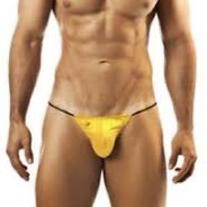 Joe Snyder G-String- thong -yellow